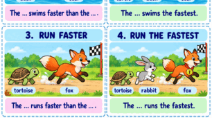 Speaking Cards «Animal Champions»: ступені порівняння прислівників. (Beehive 4, Unit 1)