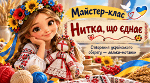 «Нитка, що єднає»: майстер-клас зі створення українського оберегу — ляльки-мотанки