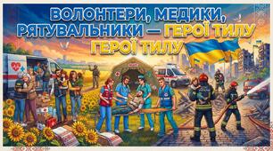 Волонтери, медики, рятувальники — герої тилу.