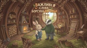 Інтерактивний дидактичний комплект за казкою «Важливі слова Борсука Барнаби»: PDF-книжка, анімований мультфильм та гра