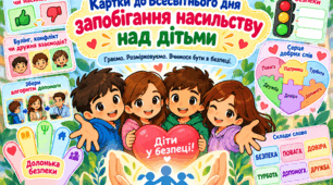 Картки до Всесвітнього дня запобігання насильства над дітьми