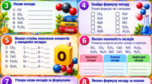 Оксиди. Перевір свої знання