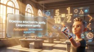 Основна властивість дробу. Скорочення дробу