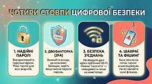 Інтерактивний конспект з інформатики 8 клас НУШ (Морзе): «Етичні та правові основи захисту даних. Шляхи захисту»