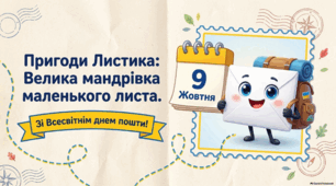 Всесвітній день пошти. Пригоди "Листика" ✉️