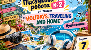 Підсумкова робота №2 за темою “HOLIDAYS. TRAVELING AND HOME”. Аудіювання