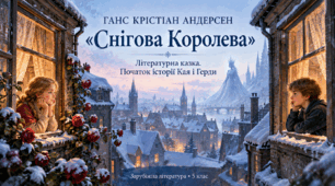 Ганс Крістіан Андерсен. “Снігова Королева”. Літературна казка. Початок історії Кая і Герди»
