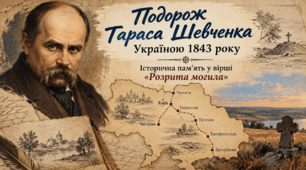 7 клас НУШ Подорож Тараса Шевченка Україною 1843 року. Історична пам’ять у вірші «Розрита могила»