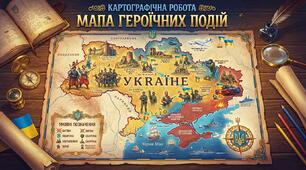 Картографічна робота «Мапа героїчних подій».