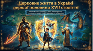 Презентація 8 клас НУШ. Церковне життя України першої половини ХVІІ ст.