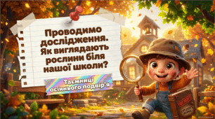 Презентація "Проводимо дослідження. Як виглядають рослини біля нашої школи?"
