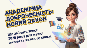 Виступ на тему "Академічна доброчесність за новим законом 2026 року". Основні положення закону. Презентація і супровідний текст.