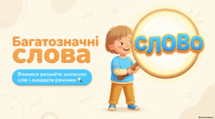 Презентація "Багатозначні слова"