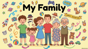 24. Заняття з англійської мови для старшої групи ЗДО. МОЯ РОДИНА. MY FAMILY. Презентація