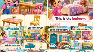 🏠 «My House» — яскравий набір з англійської мови для дітей 4–6 років 🇬🇧✨