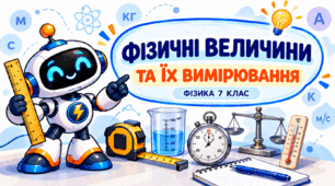 ФІЗИЧНІ ВЕЛИЧИНИ ТА ЇХ ВИМІРЮВАННЯ - фізика 7 клас (презентація + картки з завданнями)