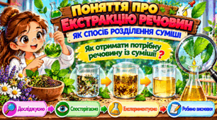 «Поняття про екстракцію речовин як спосіб розділення суміші»