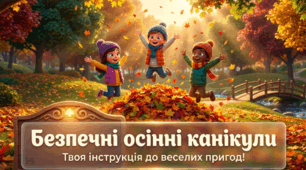 Безпечні осінні канікули — презентація для учнів 1–4 класів