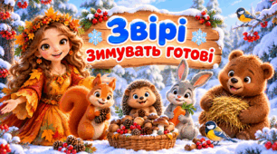 Пізнавальна гра «Звірі зимувать готові»