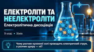 Електроліти та неелектроліти - презентація з хімії 9 клас