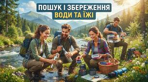 Пошук і збереження води та їжі.