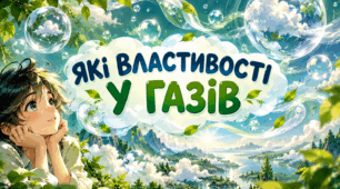 ЯКІ ВЛАСТИВОСТІ У ГАЗІВ