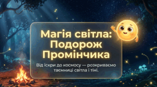 Світло й тінь. Природні та штучні джерела світла.