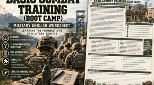 Basic Combat Training (Boot Camp). Військова англійськ