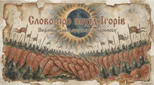 «Слово про похід Ігорів». Давньоруська памʼятка, перлина українського ліро-епосу.