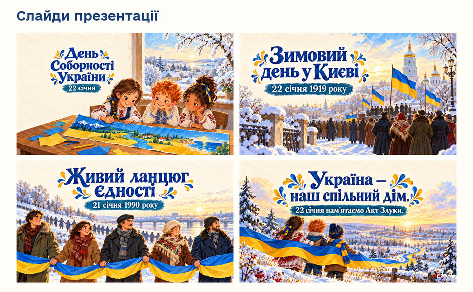 1–4 класи — Слайди