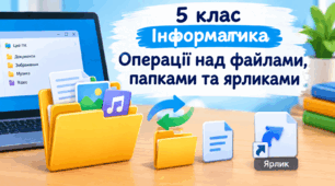 "Операції над файлами, папками та ярликами"