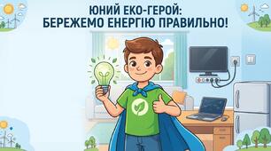 Юний еко-герой: бережемо енергію правильно!