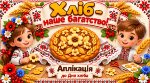 ✨Аплікація до Дня хліба «Хліб — наше багатство!»