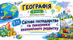 Світове господарство та показники економічного розвитку. Презентація, інфографіка, робочий аркуш