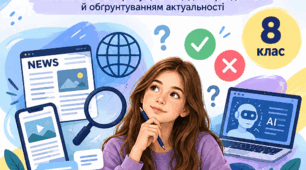 ГР 2. Аналіз прочитаної чи почутої інформації (медіатексту) з  висловленням припущення щодо її правдивості й обґрунтуванням актуальності8 клас. 3 варіанти