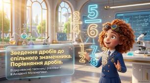 Зведення дробів до спільного знаменника
