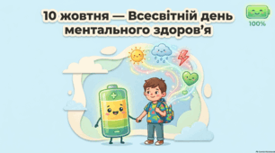 10 жовтня - Всесвітній день ментального здоров’я