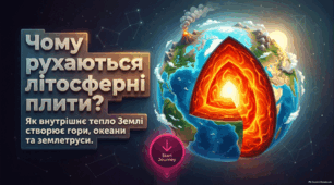 Чому рухаються літосферні плити — презентація з географії 6 клас НУШ