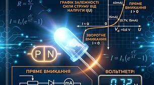 Робочий аркуш. Лабораторна робота №3 з фізики на тему «Дослідження електричного опору кола з напівпровідниковим діодом» (9 клас НУШ)