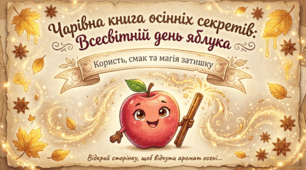 Всесвітній день яблука та аромат запечених яблук