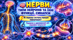 НЕРВИ. ТИПИ НЕЙРОНІВ ТА ЇХНІ ФУНКЦІЇ. СИНАПСИ