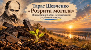 7 клас НУШ Метафоричний образ незнищенності українського народу у вірші Тараса Шевченка «Розрита могила»