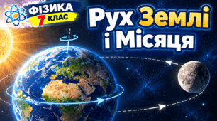 Рух Землі і Місяця  ФІЗИКА 7  клас