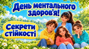 День психічного/ментального здоров'я - 10 жовтня. 🌿 Комплект до Всесвітнього дня ментального здоров'я: «Секрети стійкості» (5–11 класи)