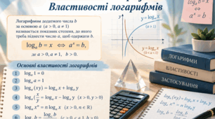 Поняття логарифма. Властивості логарифмів