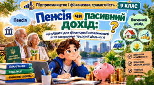 Пенсія чи пасивний дохід: що обрати для фінансової незалежності після завершення трудової діяльності   «Підприємництво і фінансова грамотність»   9 КЛАС