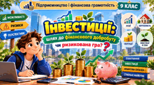 Інвестиції: шлях до фінансового добробуту чи ризикована гра  «Підприємництво і фінансова грамотність»   9 КЛАС