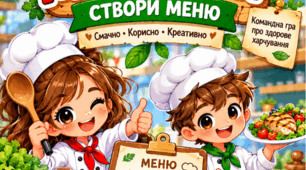 🍳 Навчальна гра «Шкільний MasterChef: створи меню»