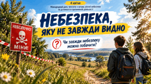 4 квітня. Інтерактивна презентація "Мінна безпека. Небезпека, яку не завжди видно" для учнів 5-12 класів (з сценарієм виховної та набором карток, з плакатом)