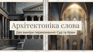 Архітектоніка слова (судове та духовне красномовство)